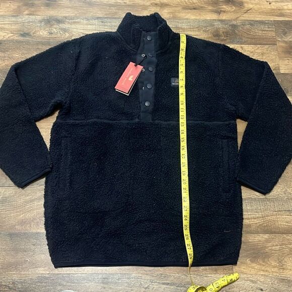 Southern Marsh 1/4 snap up navy Sherpa size small - Picture 2 of 4